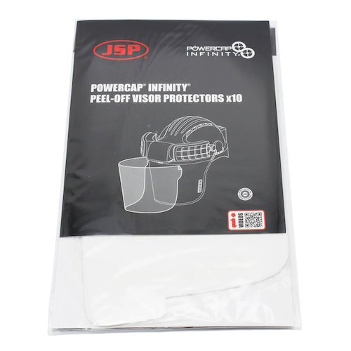 Powercap® Infinity®/Jetstream®   Peel off visor protectors (5038428270502)